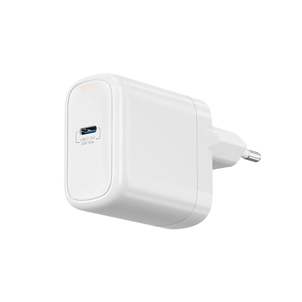Wiwu Wi-U035 GaN Tech PD Hızlı Şarj Özellikli QC 3.0 Şarj Başlığı 45W Wiwu Wi-U035 GaN Tech PD Hızlı Şarj Özellikli QC 3.0 Şarj Başlığı 45W